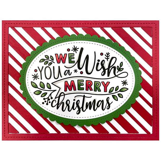 Lawn Fawn - Giant Holiday Messages Stamp