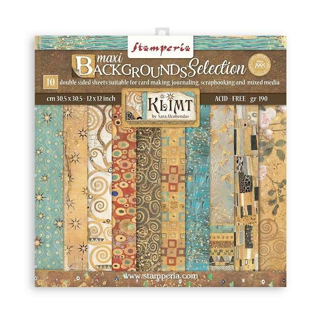 Stamperia pad 30x30 - Klimt Backgrounds