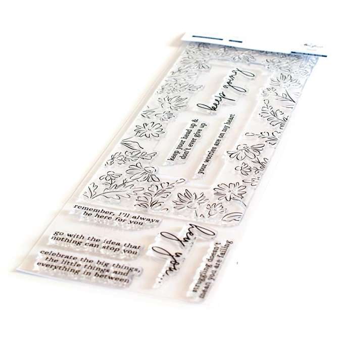 Pinkfresh - Daisy Slimline Frame Stamp