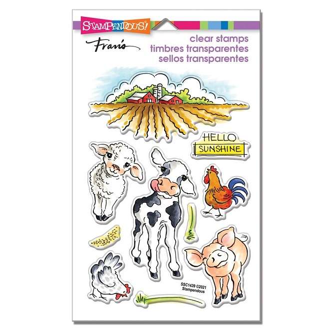 Stampendous - Barnyard Hello