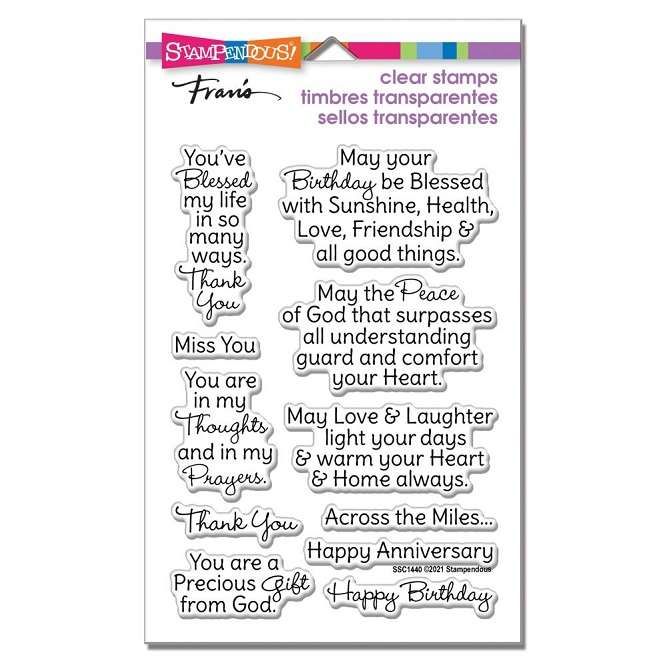 Stampendous - Blessed Wishes