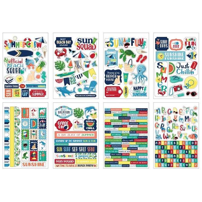 Carta Bella - Beach Party Sticker Book