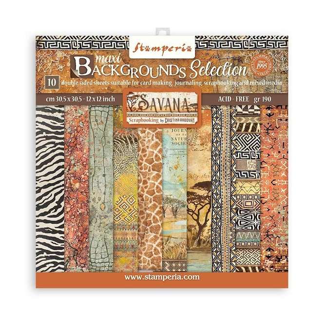 Stamperia - Savana Backgrounds