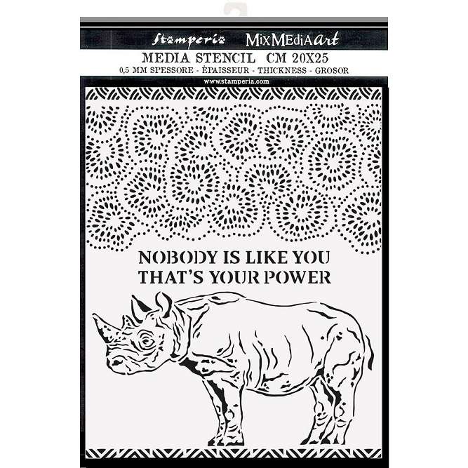 Stamperia - Rhino