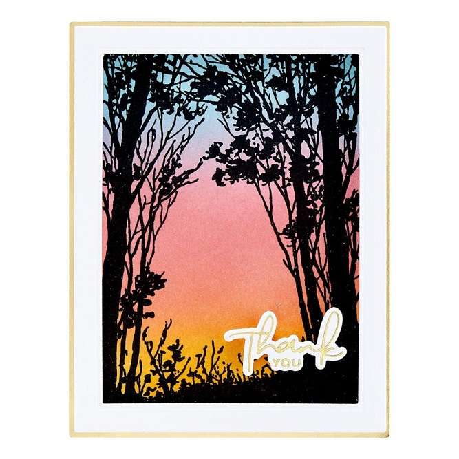 Spellbinders - Forest Sihouette
