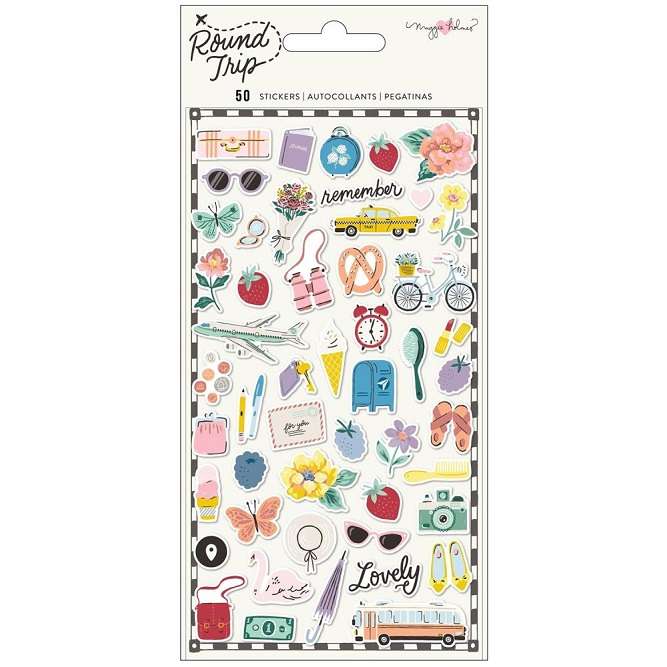 AC - Round Trip Puffy Stickers