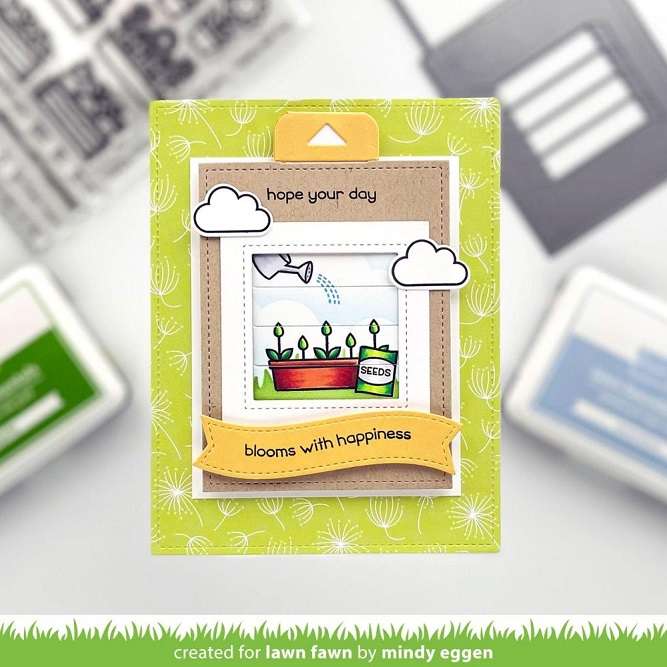 Lawn Fawn - Garden Before 'n Afters Stamps