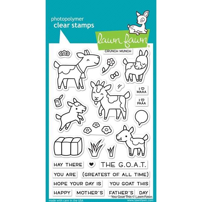 Lawn Fawn - You Goat This Stamp