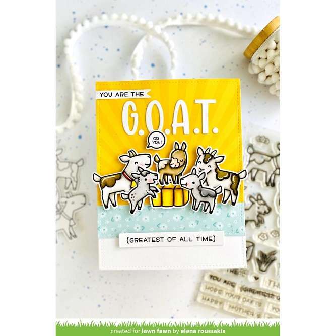 Lawn Fawn - You Goat This Stamp