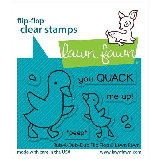 Lawn Fawn - Rub-A-Dub-Dub Flip-Flop