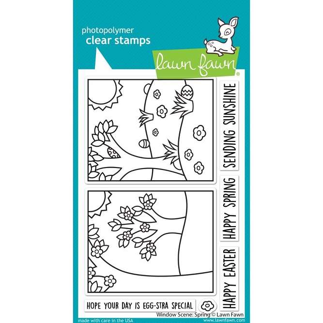 Lawn Fawn - Window Scene: Spring