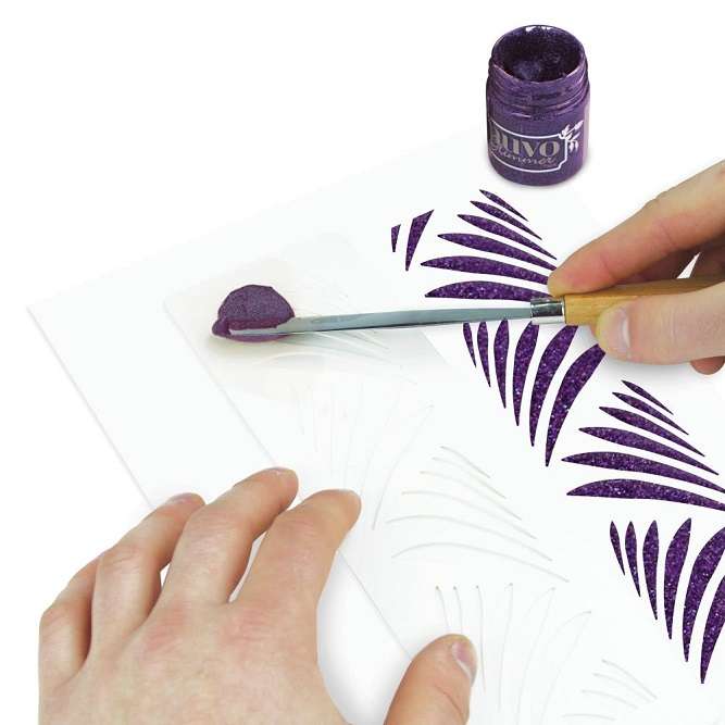 Nuvo Glimmer Paste - Astral Aubergine