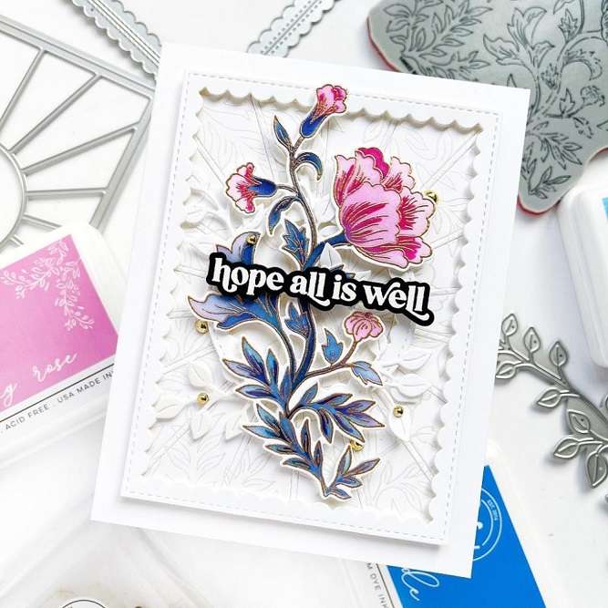 Pinkfresh - Blooming Vines Stamp