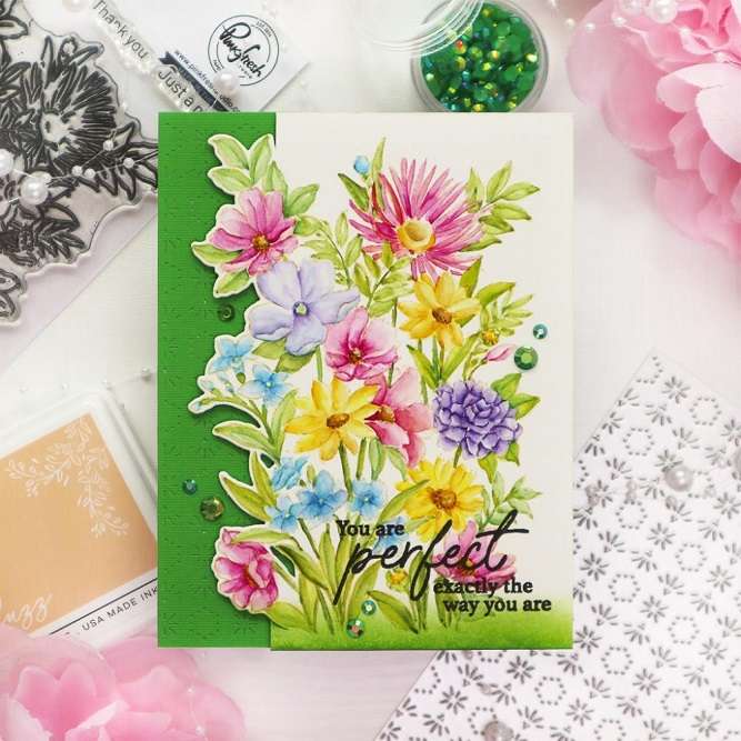 Pinkfresh - Painted Daisies Stamp