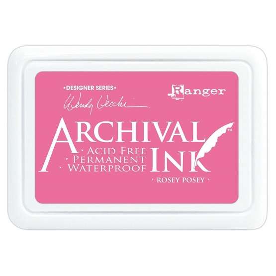 Ranger Archival Ink Pad - Rosey Posey