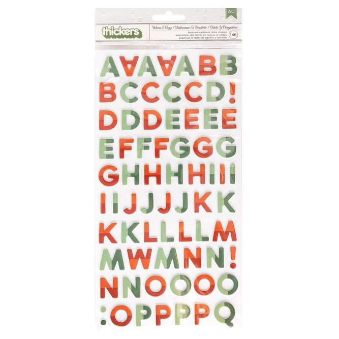 AC - Mittens & Mistletoe Thickers Stickers