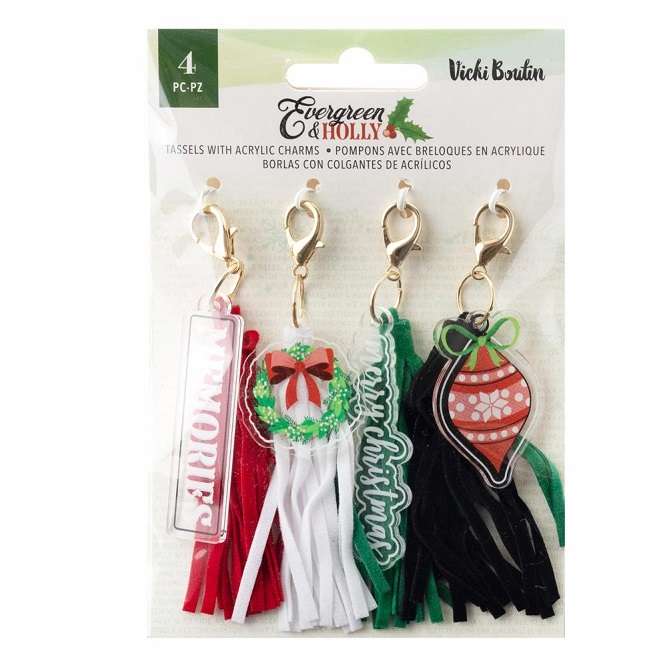 AC - Vicki Boutin Evergreen & Holly Tassels
