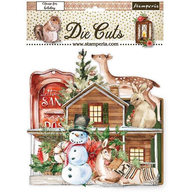 Stamperia - Home For The Holidays Die-Cuts