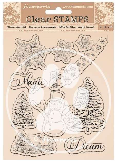 Stamperia - Home For The Holidays Snowflakes