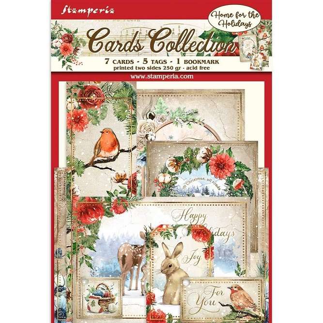 Stamperia - Home For The Holidays Cards