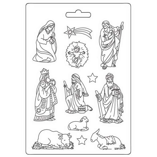 Stamperia Soft Mould - Bethlehem