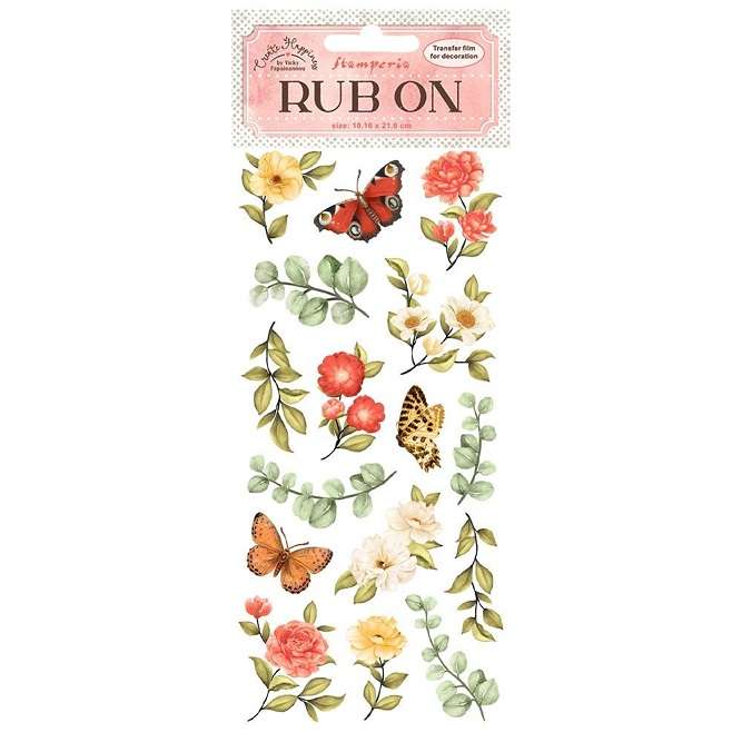 Stamperia - Butterfly & Leaves Rub-On