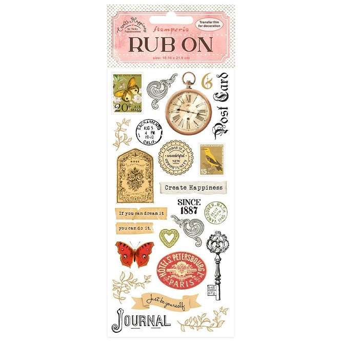 Stamperia - Journal Rub-On