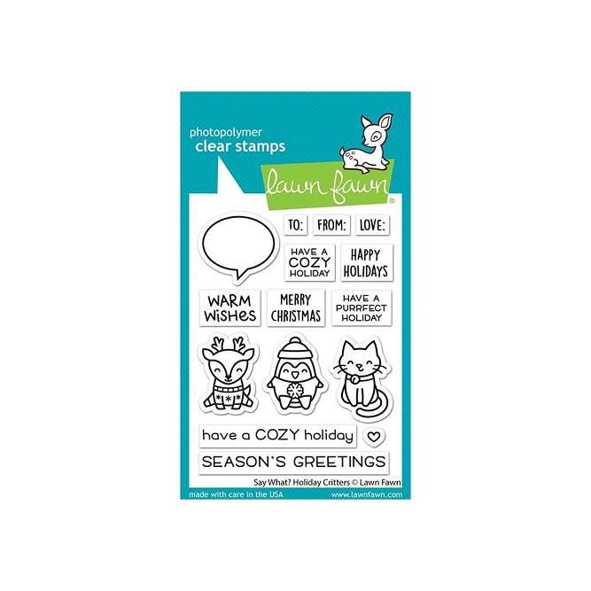 Lawn Fawn - Say What? Holiday Critters