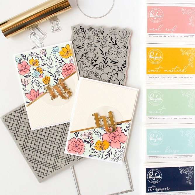 Pinkfresh - Inky Floral