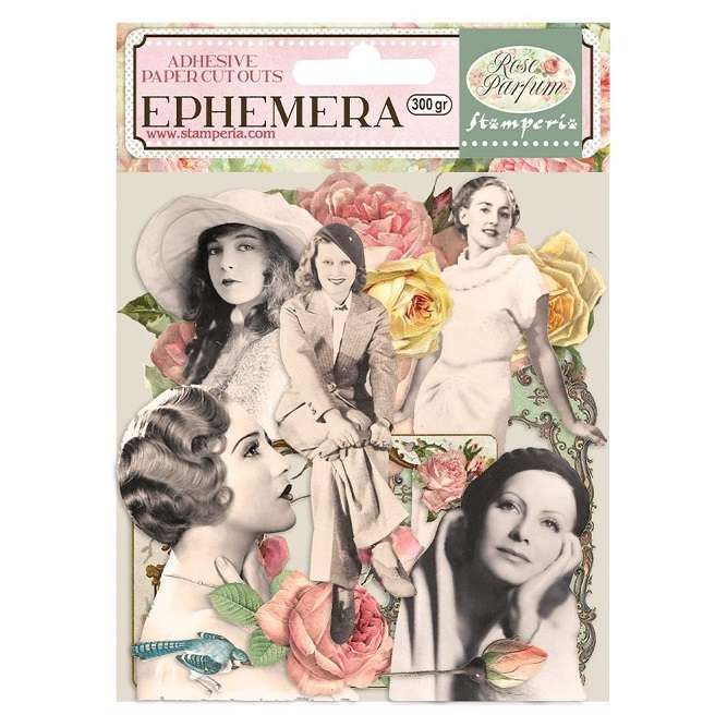 Stamperia Emphemera - Rose Parfum Frames & Ladies