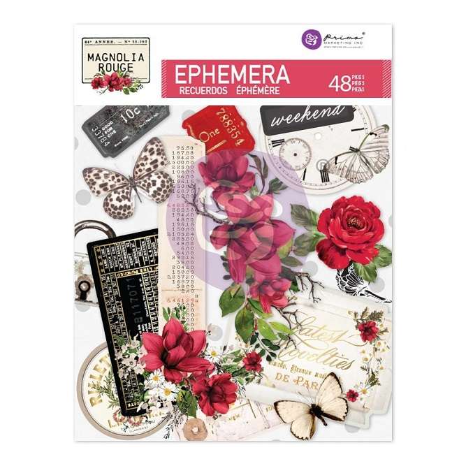 Prima - Magnolia Rouge Ephemera