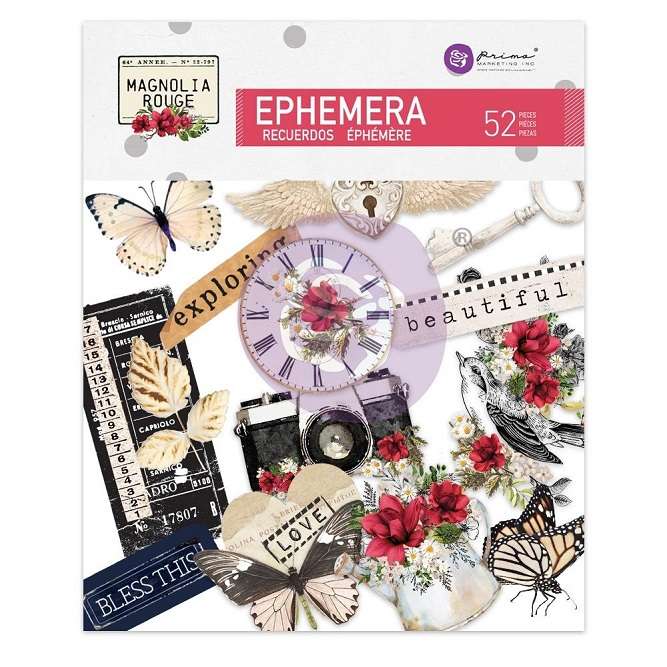 Prima - Magnolia Rouge Ephemera