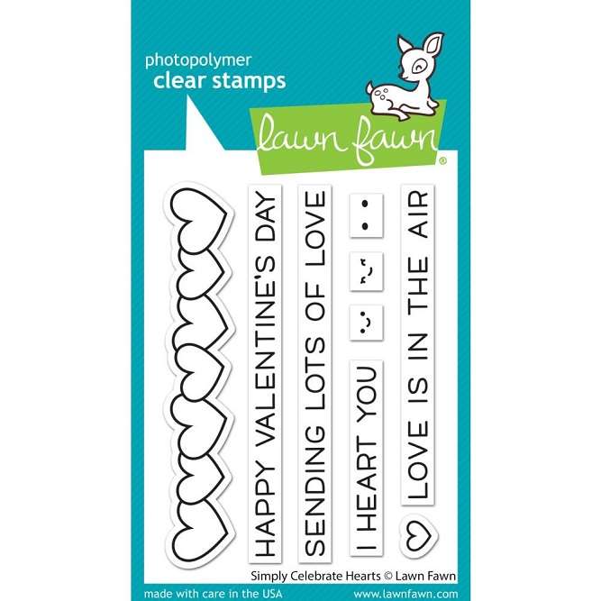 Lawn Fawn - Simply Celebrate Hearts