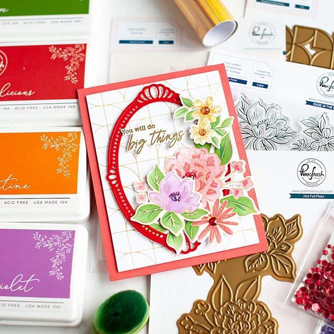 Pinkfresh - Dreamy Florals Stamp