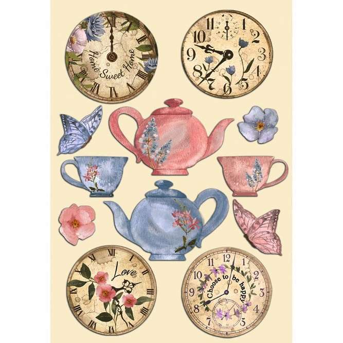 Stamperia Wooden Shapes - Clocks