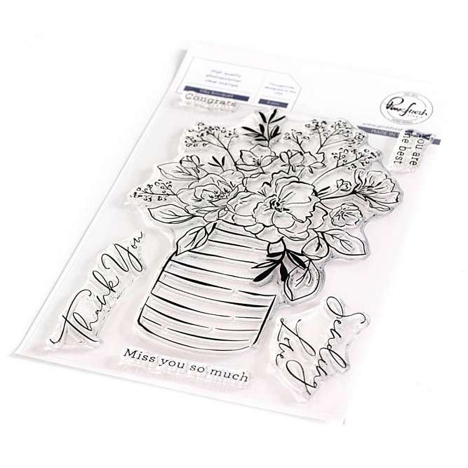 Pinkfresh - Inky Bouquet Stamp