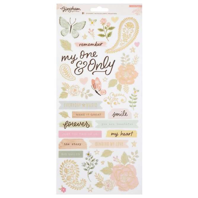AC - Gingham Garden Stickers