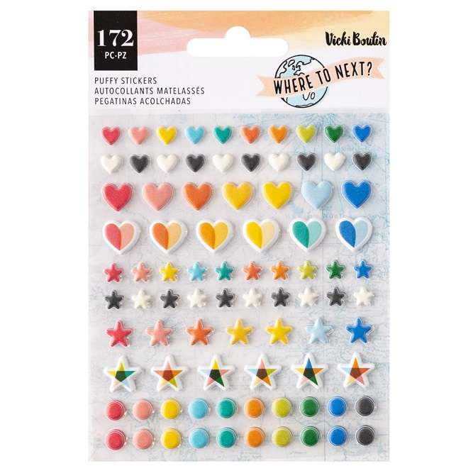 AC - Vicki Boutin - Where To Next Puffy Stickers