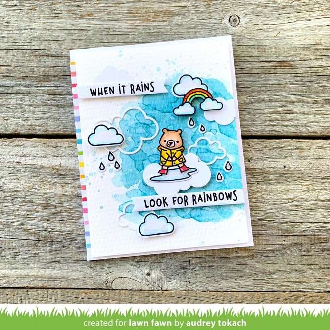 Lawn Fawn - Here For You Bear Stamp