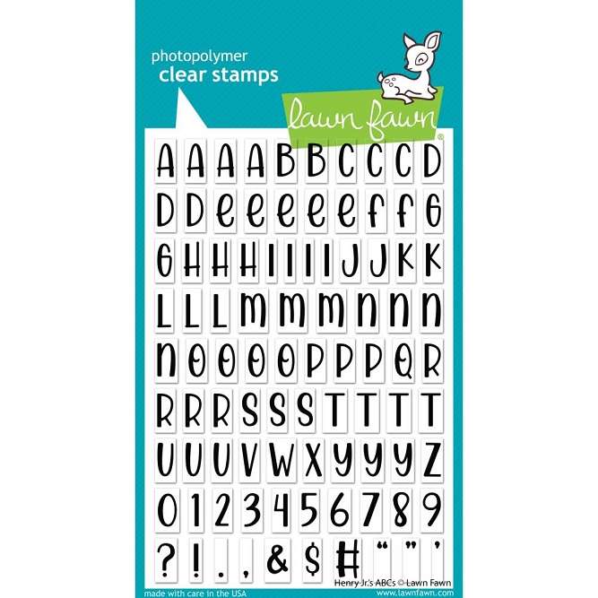 Lawn Fawn - Henry Jr.'s ABC's Stamp