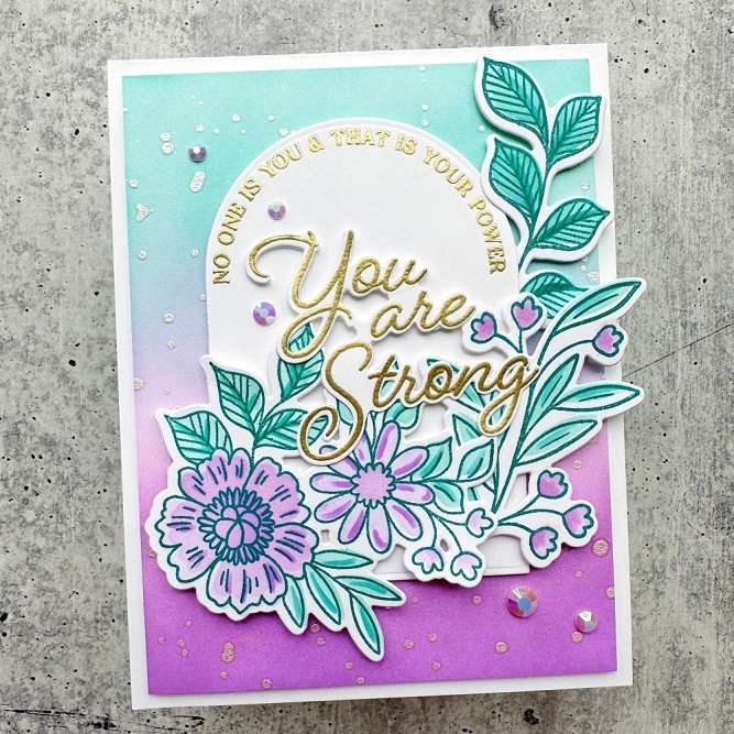 Pinkfresh - Around The Shape: Arches Stamp