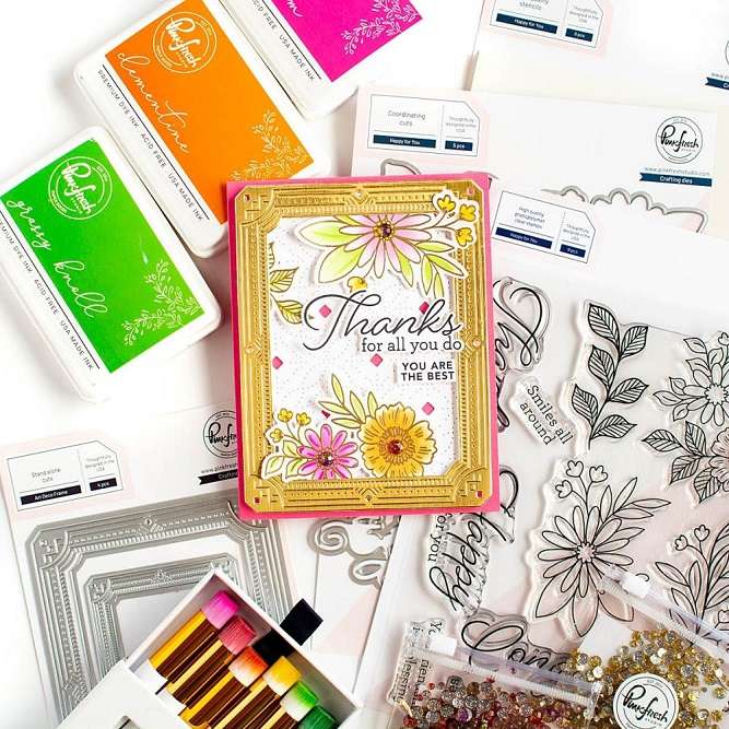Pinkfresh - Happy For You Stamp