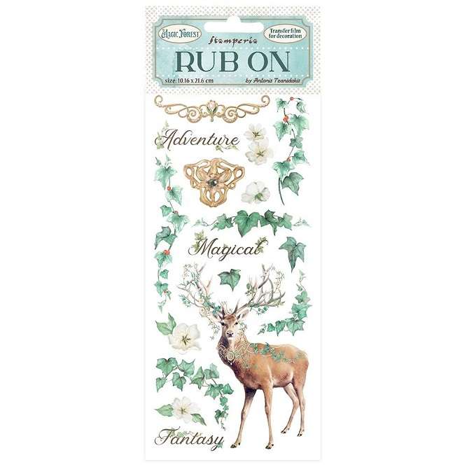 Stamperia - Magic Forest Deer Rub-On