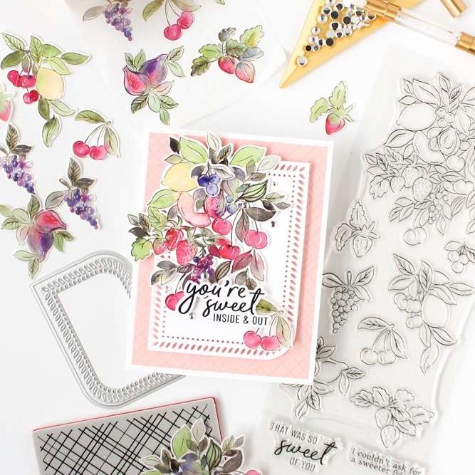 Pinkfresh - Fruitalicious Stamp