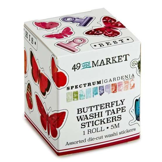 49 & Market - Spectrum Gardenia Butterfly Sticker Roll