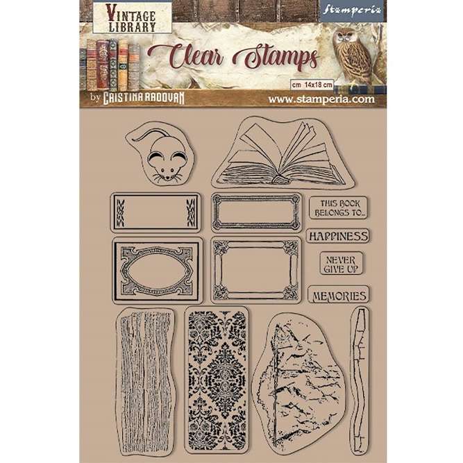 Stamperia - Vintage Library Labels