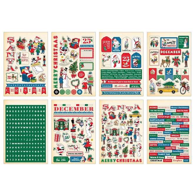 Carta Bella - Season's Greetings Sticker Book