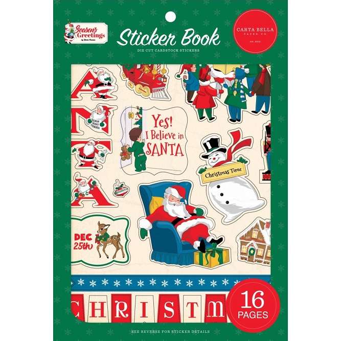 Carta Bella - Season's Greetings Sticker Book