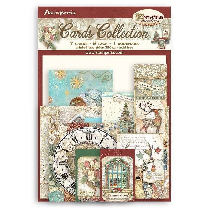Stamperia - Christmas Greetings Cards
