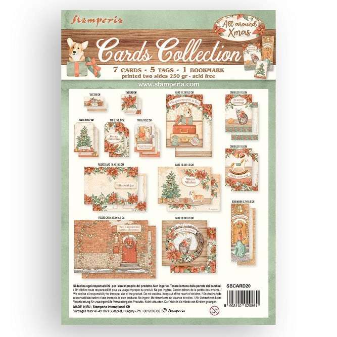 Stamperia - All Around Christmas Cards